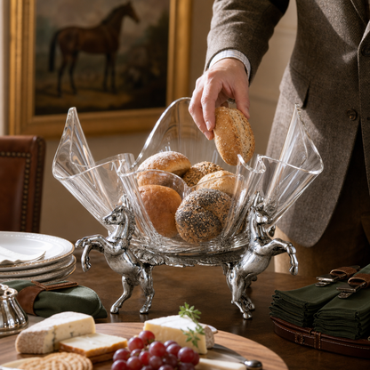 Arthur Court Designs - Horse Stand Acrylic Bowl 11