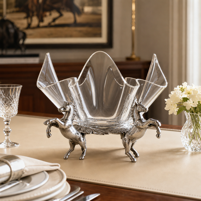 Arthur Court Designs - Horse Stand Acrylic Bowl 11