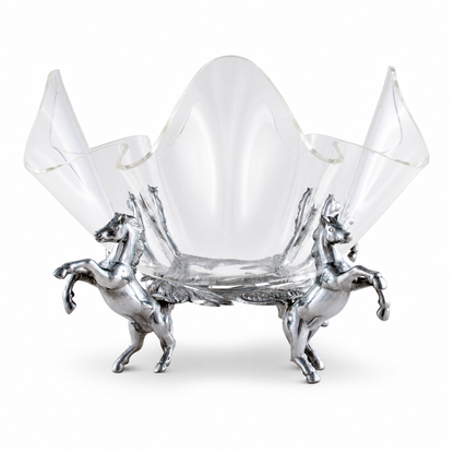 Arthur Court Designs - Horse Stand Acrylic Bowl 11