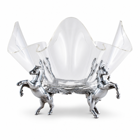 Arthur Court Designs - Horse Stand Acrylic Bowl 11