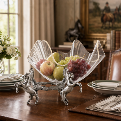 Arthur Court Designs - Horse Stand Acrylic Bowl 11
