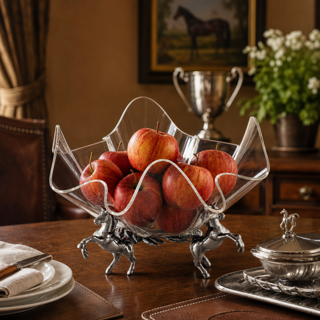 Arthur Court Designs - Horse Stand Acrylic Bowl 11