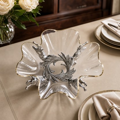 Arthur Court Designs - Horse Stand Acrylic Bowl 11