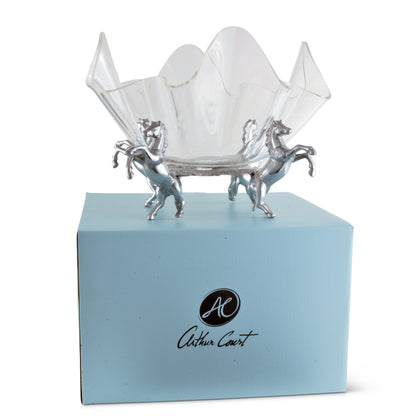 Arthur Court Designs - Horse Stand Acrylic Bowl 11