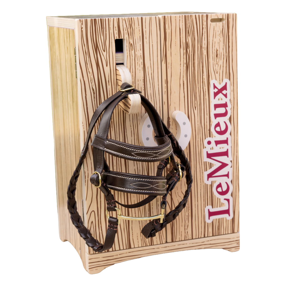 LeMieux Toy Pony Tack Locker-Wooden-Side Hook View