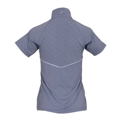 Dapplebay Women's Lady 1/4 Zip Aircut Short Sleeve Riding Top