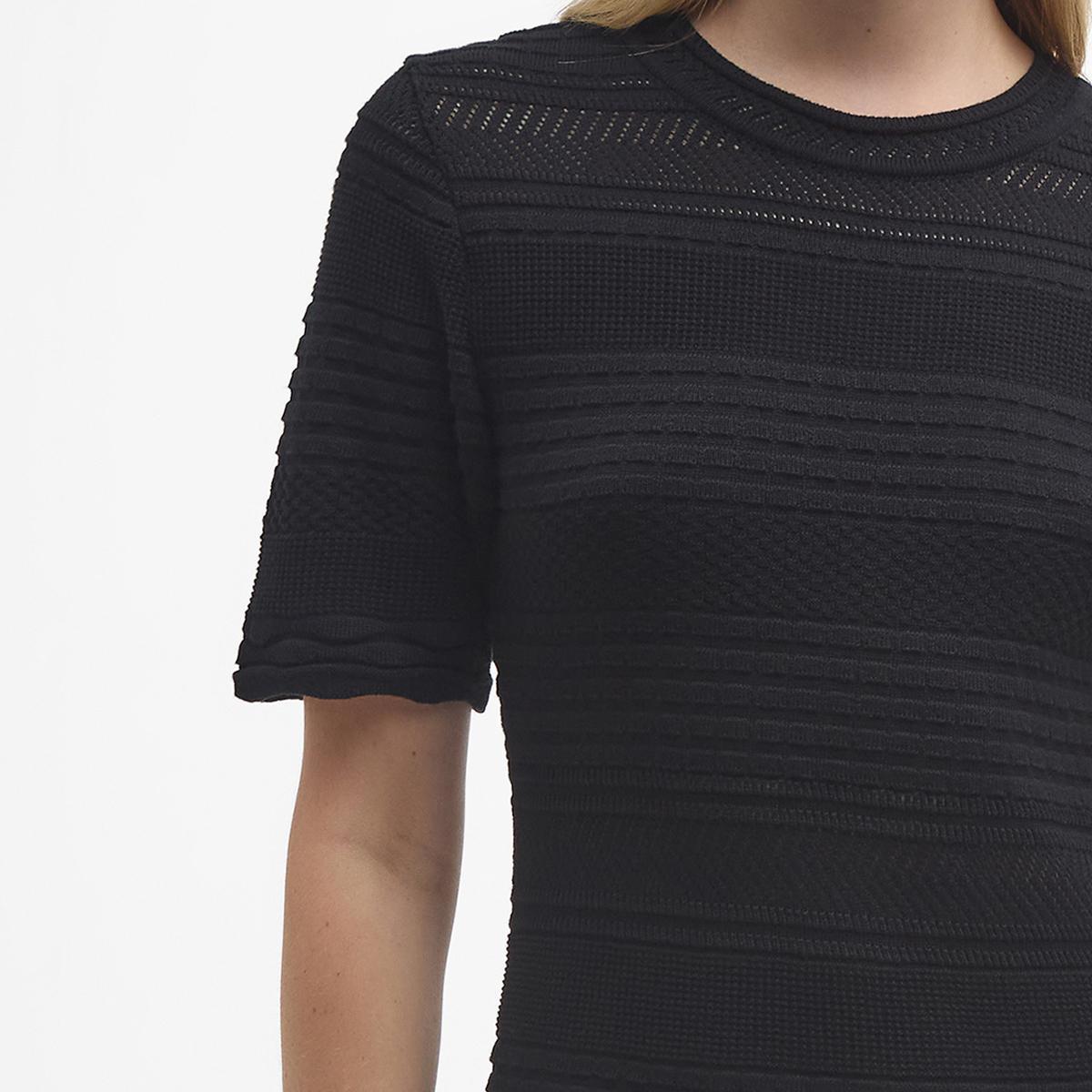 Barbour Mia Knitted Mini Dress Womens Classic Black Size: US 10
