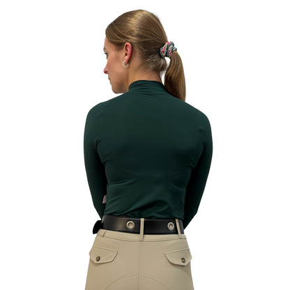 Tailored Sportsman Ladies Icefil Mock Neck Long Sleeve Sun Shirt