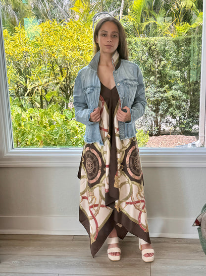 Stacy Bradley Design - The Light Denim Jacket -Olive Stirrup