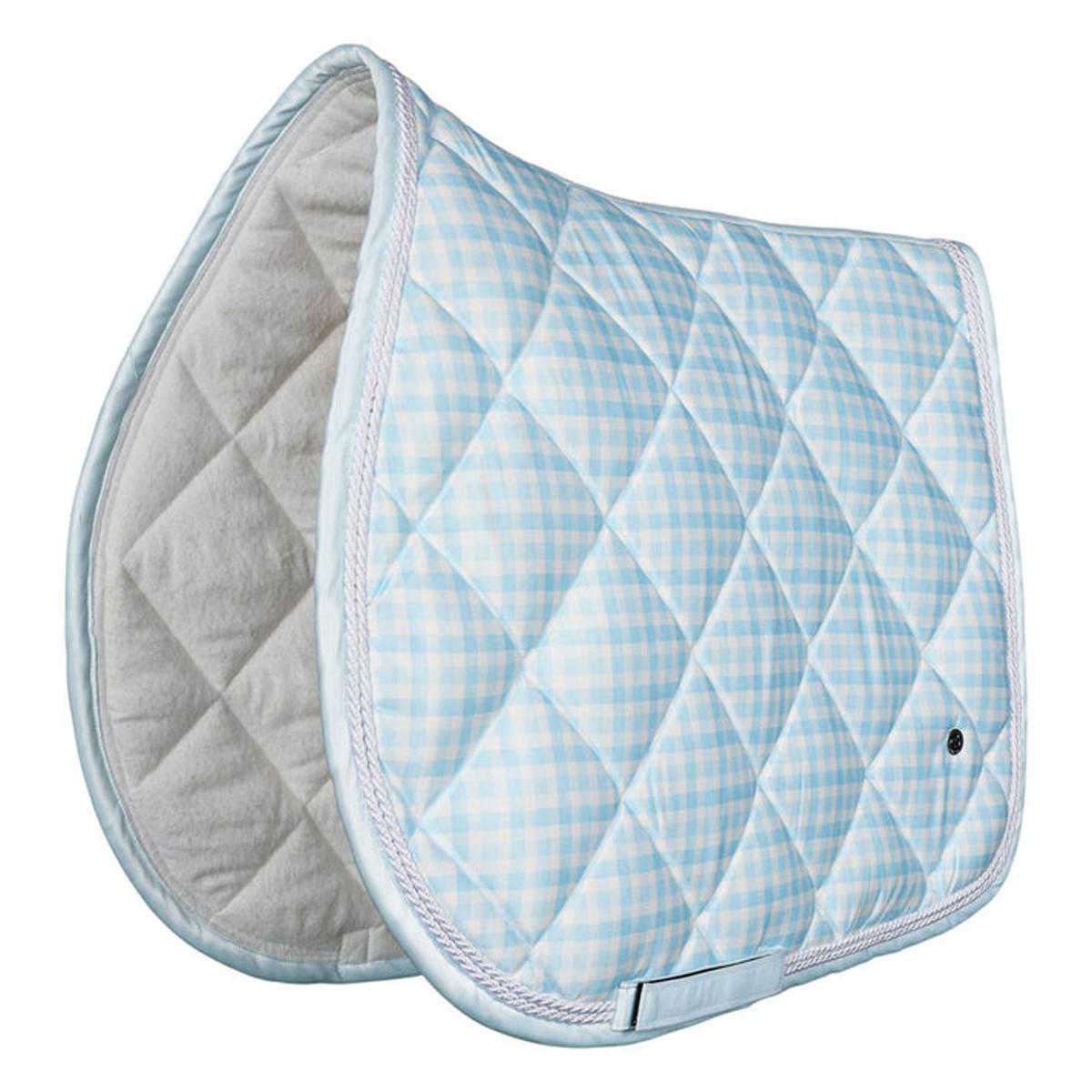 Dapplebay Gingham Jump Saddle Pad