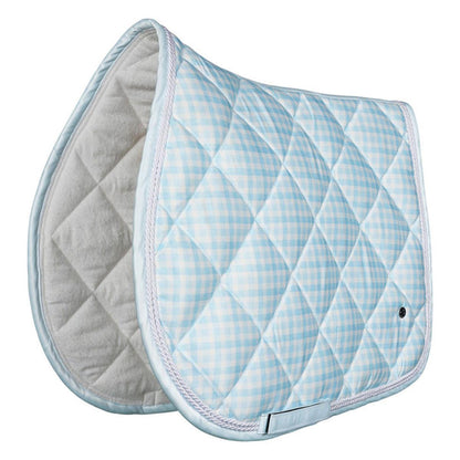 Dapplebay Gingham Jump Saddle Pad
