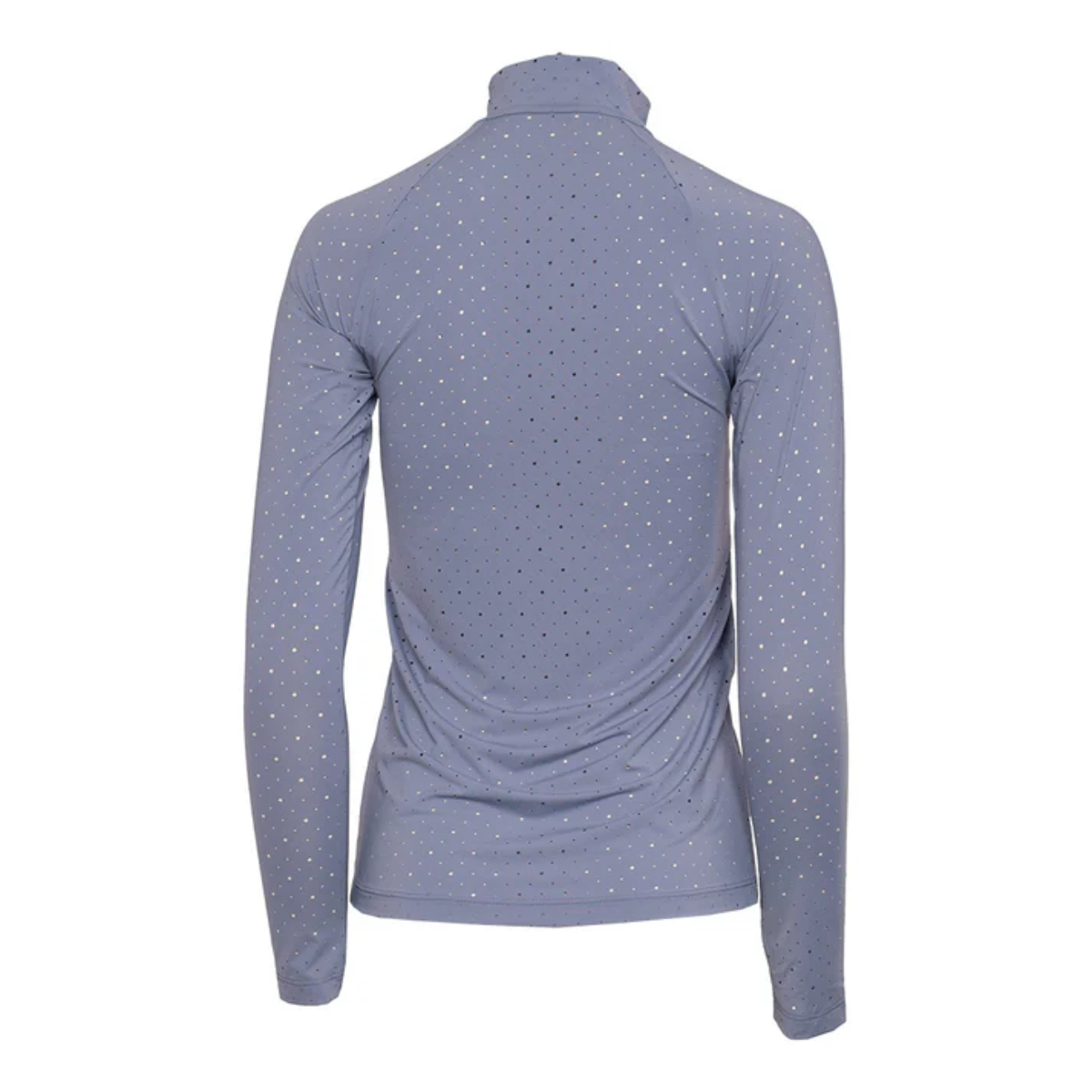 Dapplebay Women's Aircut Mock Neck Long Sleeve Top