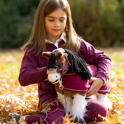 LeMieux Toy Pony Rug-blackberry-model view