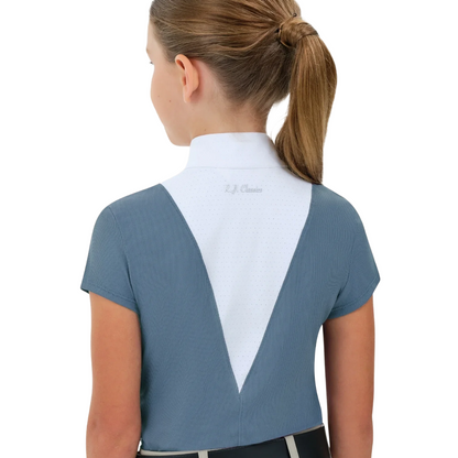 RJ Classics Celeste Jr. Short Sleeve Show Shirt-Atlantic-Back View