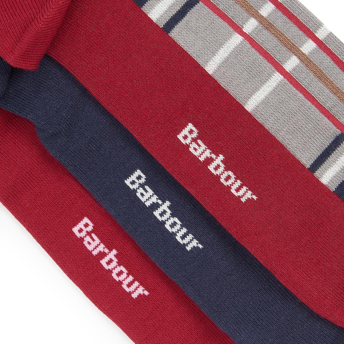 Barbour Tartan Socks Gift Box