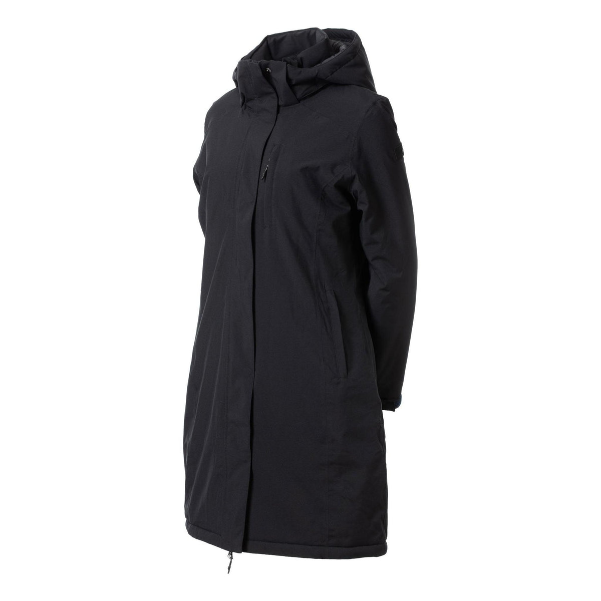 Equinavia Women's B Vertigo Astoria Heated Long Riding Jacket - Seaborne Navy -  Side View