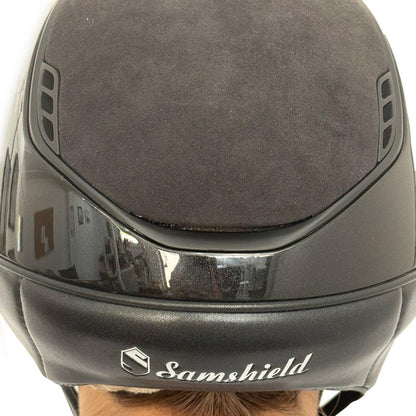 Samshield 2.0 Miss Shield Shadow Glossy Helmet - Alcantara Top