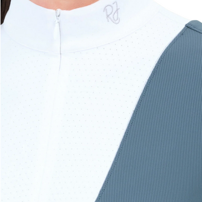RJ Classics Celeste Jr. Short Sleeve Show Shirt-Atlantic-Front View