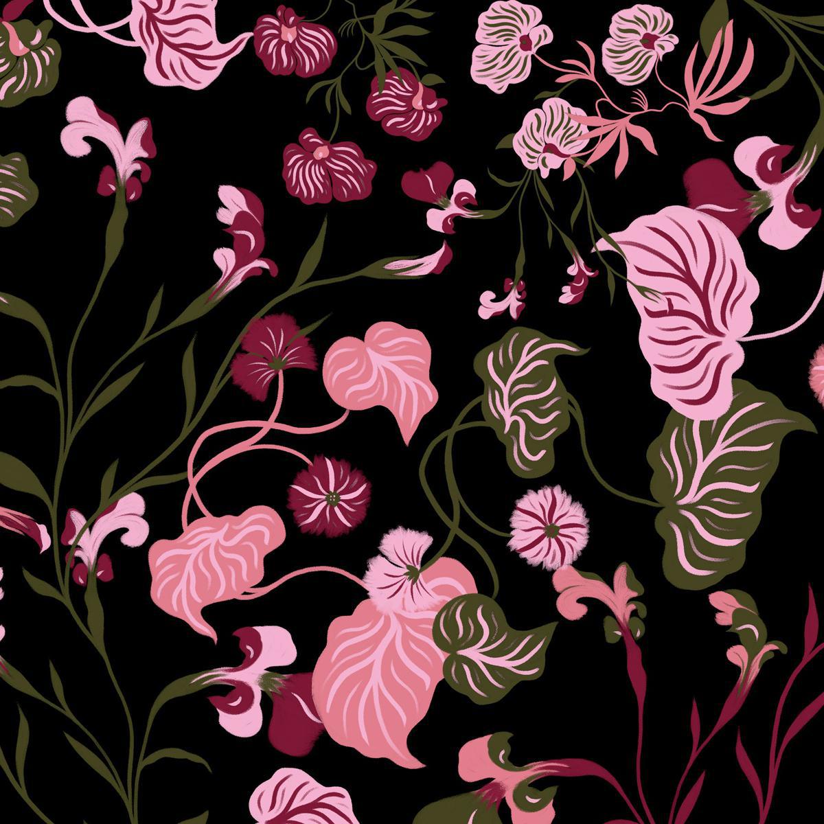 Kastel Black Modern Begonia Ruffle Tank 1/4 Zip Sun Shirt