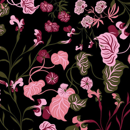 Kastel Black Modern Begonia Ruffle Tank 1/4 Zip Sun Shirt