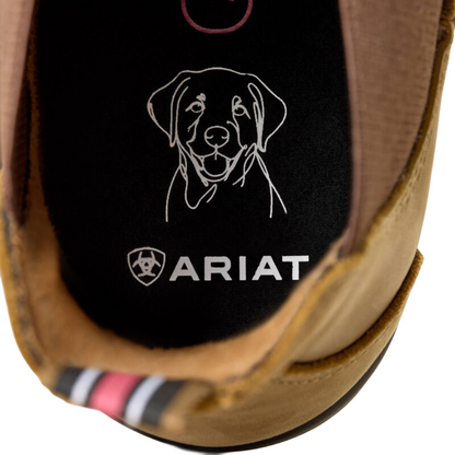 Ariat Women's Cooper Chelsea Boot-natural taupe-inside view