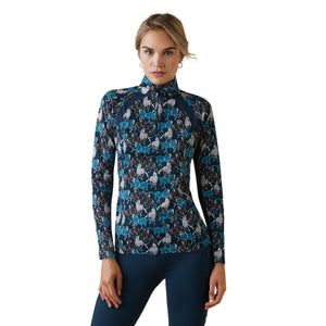 Ariat Women's Sunstopper 2.0 1/4 Zip Baselayer Long Sleeve - Sale
