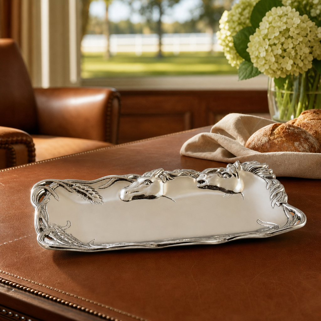 Arthur Court Designs - Horse Bread Tray 6x12
