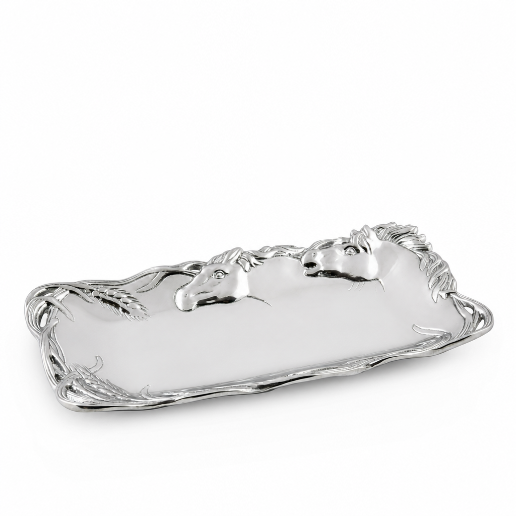 Arthur Court Designs - Horse Bread Tray 6x12