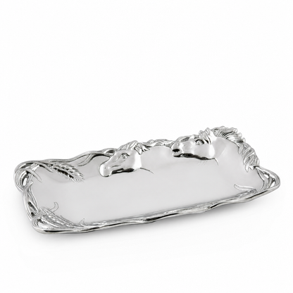 Arthur Court Designs - Horse Bread Tray 6x12