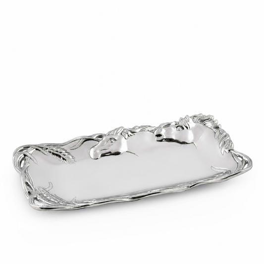 Arthur Court Designs - Horse Bread Tray 6x12
