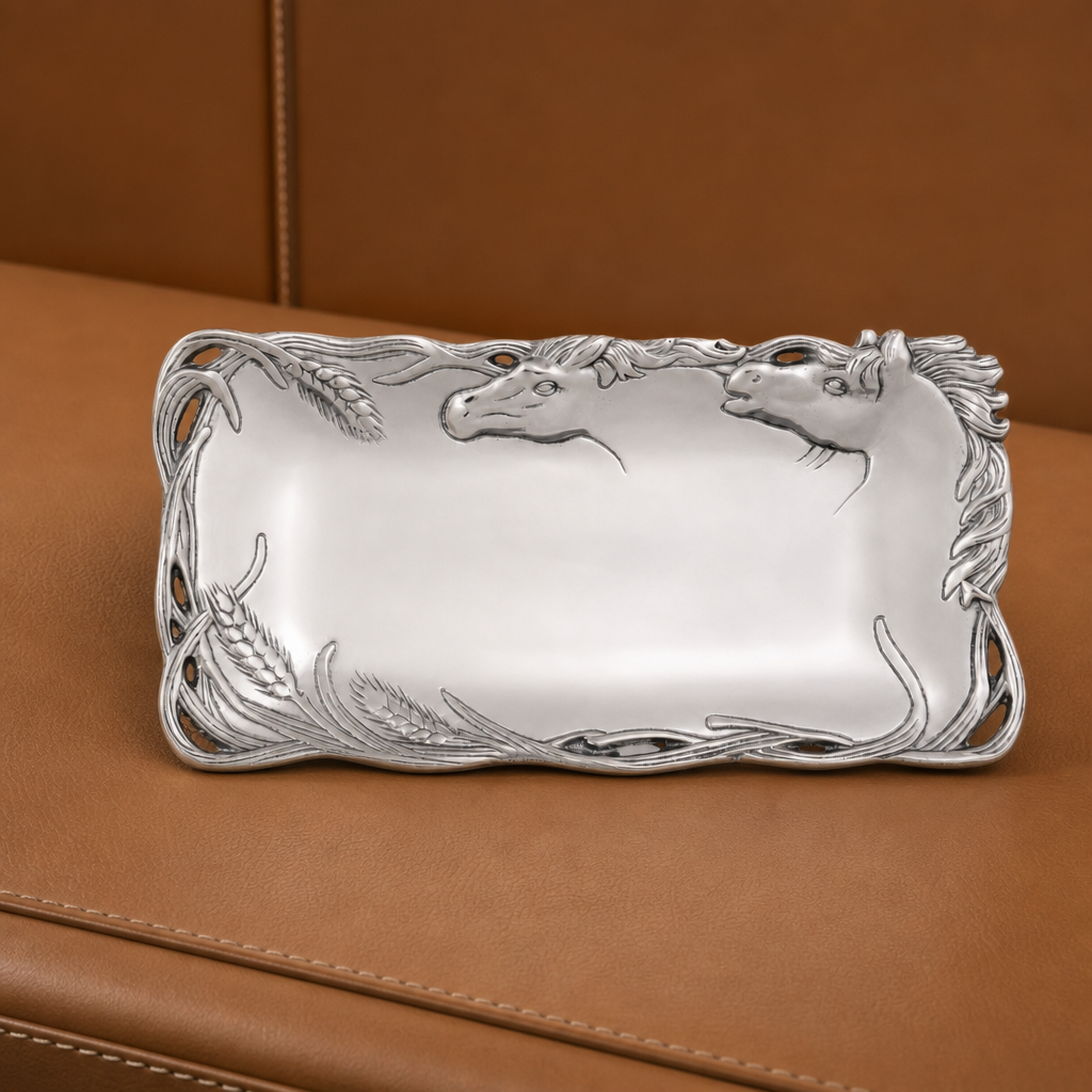 Arthur Court Designs - Horse Bread Tray 6x12