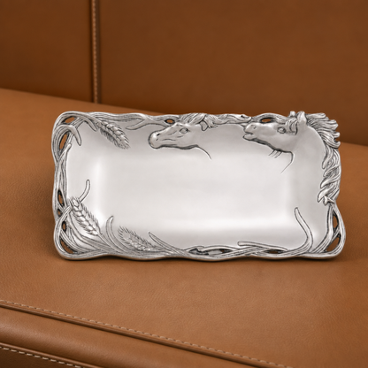 Arthur Court Designs - Horse Bread Tray 6x12