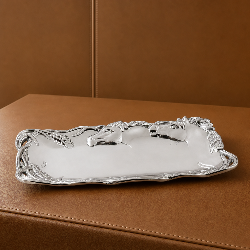 Arthur Court Designs - Horse Bread Tray 6x12