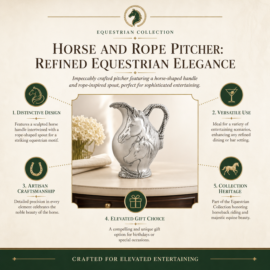 Arthur Court Designs - Horse and Rope Pitcher