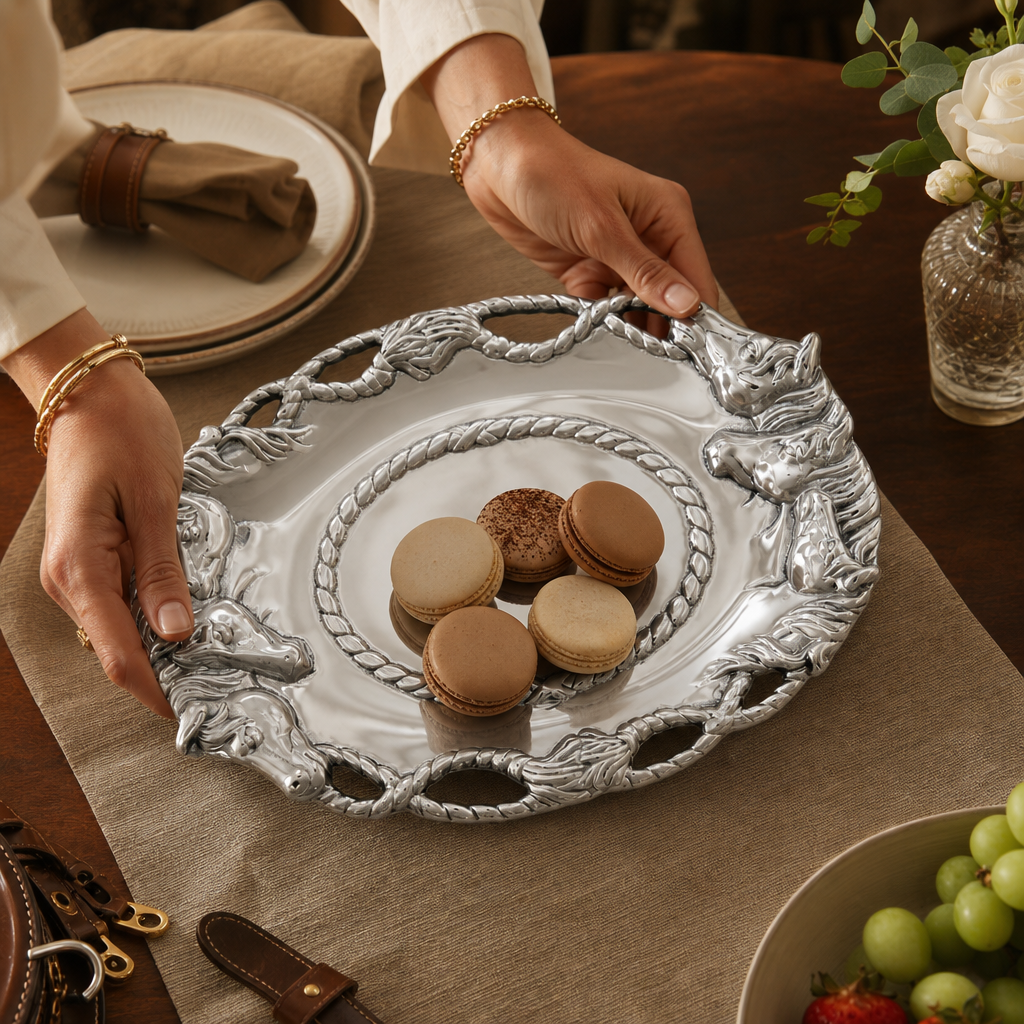 Arthur Court Designs - Horse Oval Tray