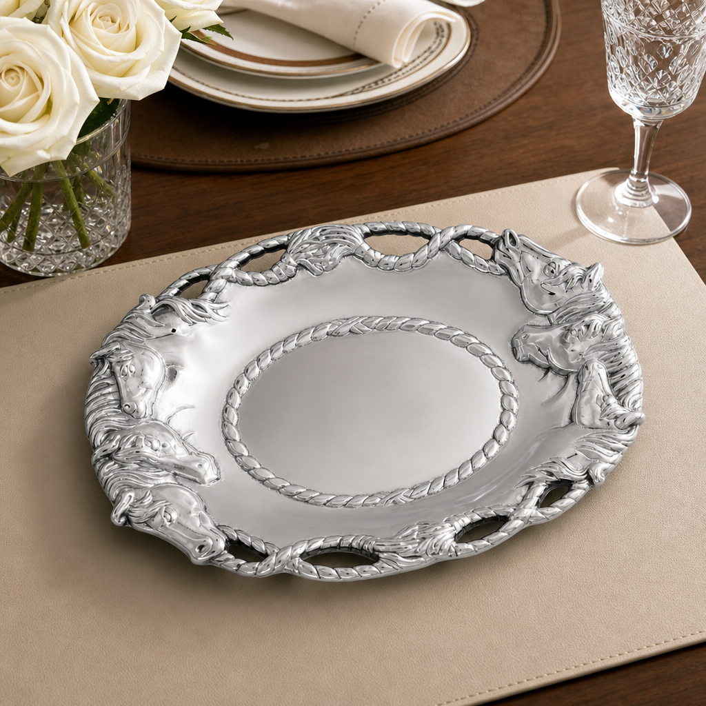 Arthur Court Designs - Horse Oval Tray