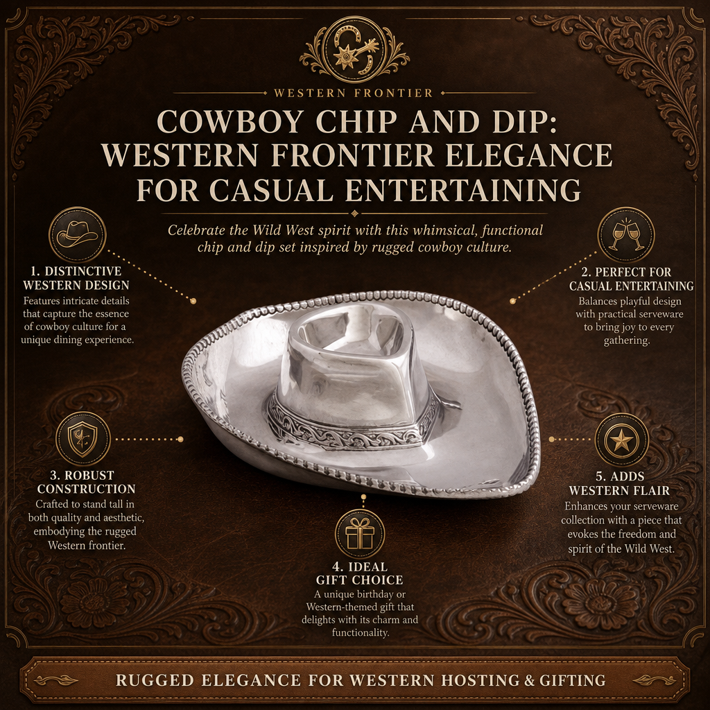 Arthur Court Designs - Cowboy Chip and Dip