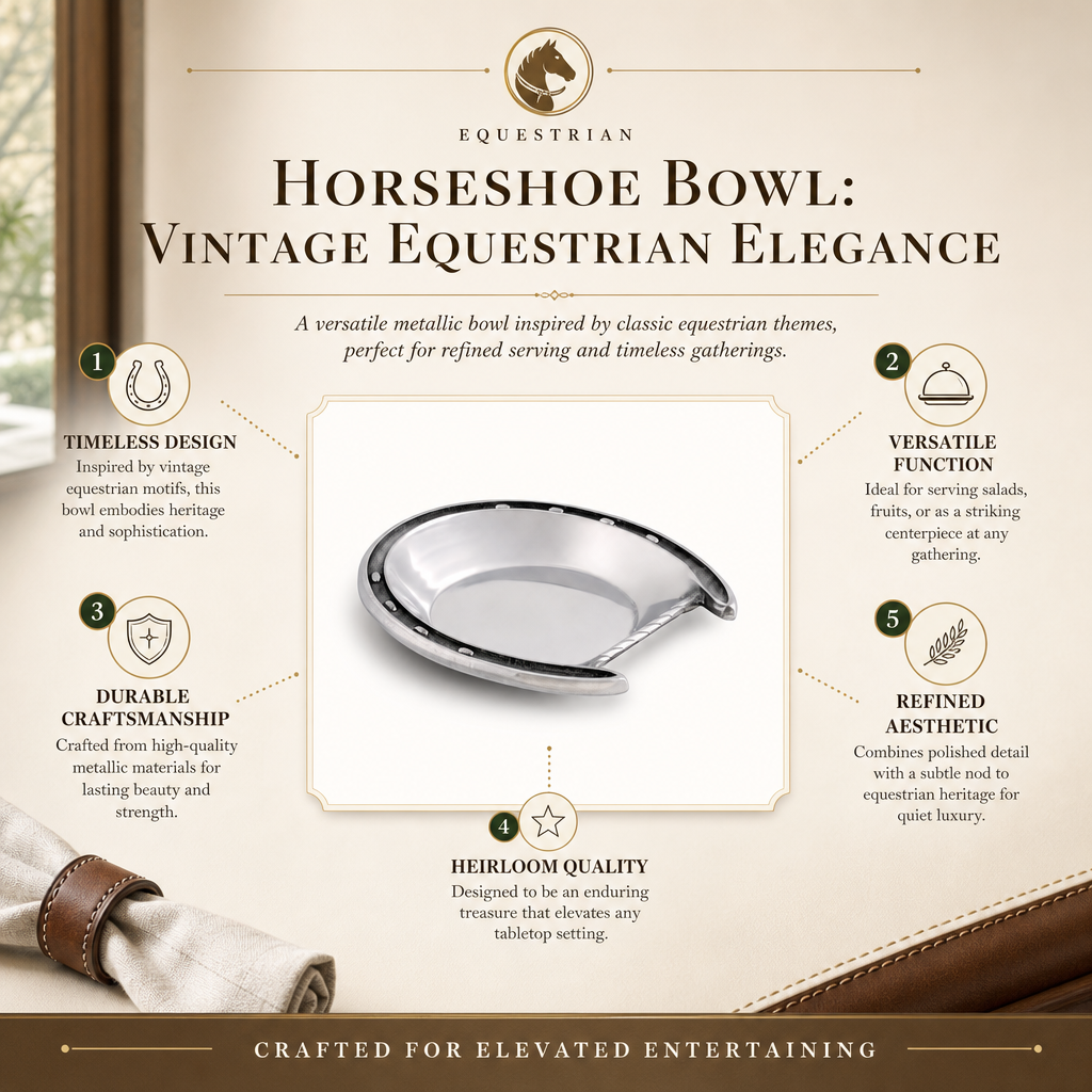 Arthur Court Designs - Horseshoe Bowl