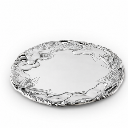 Arthur Court Designs Horse head 12" Round Tray