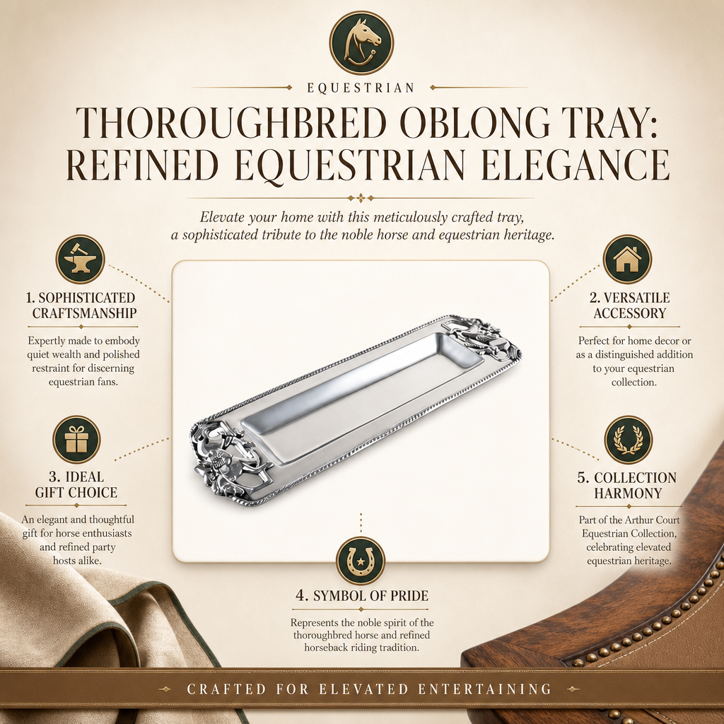 Arthur Court Designs - Thoroughbred Oblong Tray