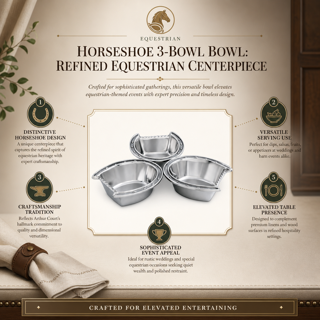 Arthur Court Designs - 3-Bowl Bowl