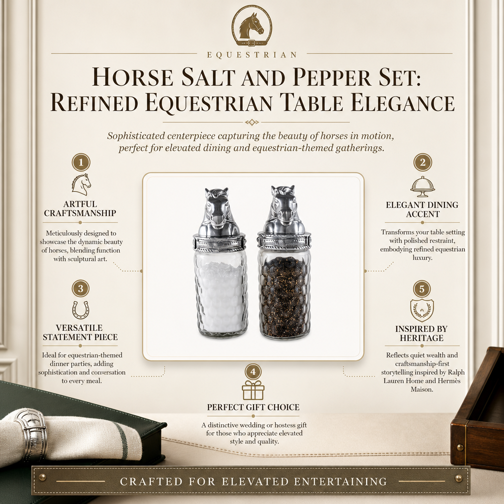Arthur Court Designs - Horse Salt and Pepper Set