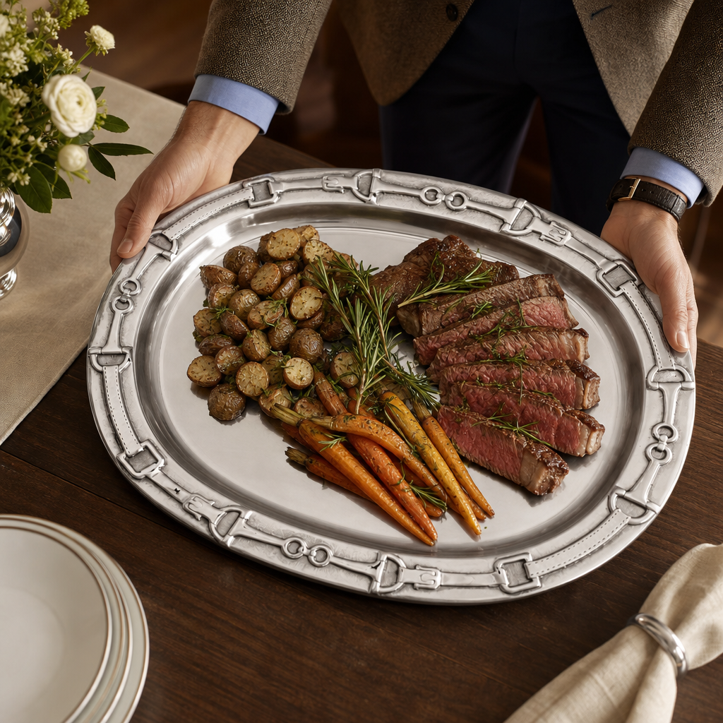 Arthur Court Designs - Equestrian Oval Platter