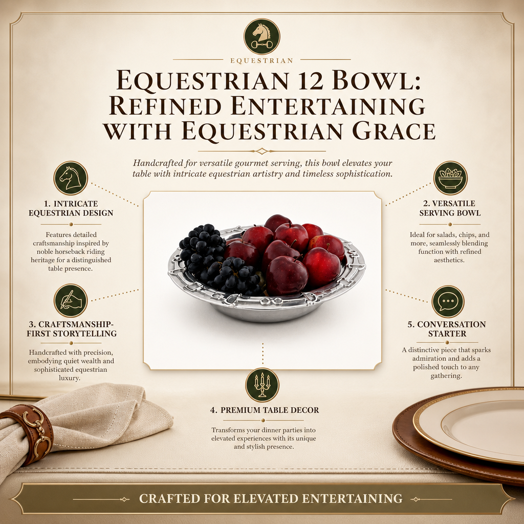 Arthur Court Designs - Equestrian 12" Bowl