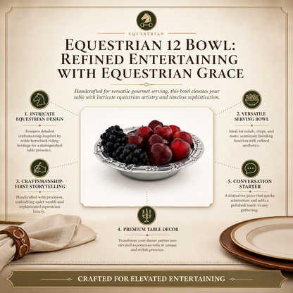 Arthur Court Designs - Equestrian 12" Bowl
