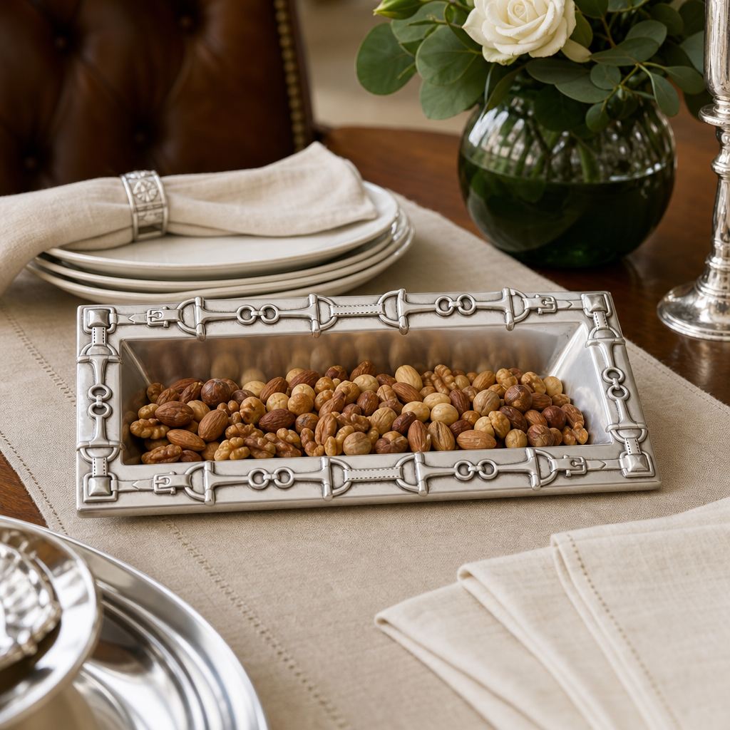 Arthur Court Equestrian Oblong Tray