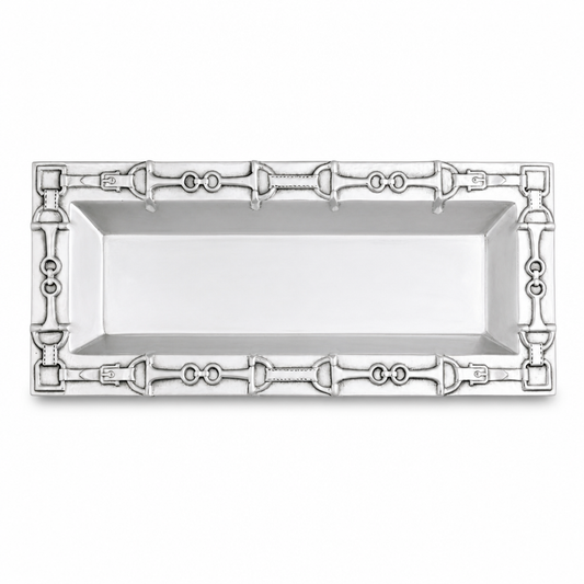 Arthur Court Equestrian Oblong Tray
