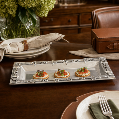 Arthur Court Equestrian Oblong Tray