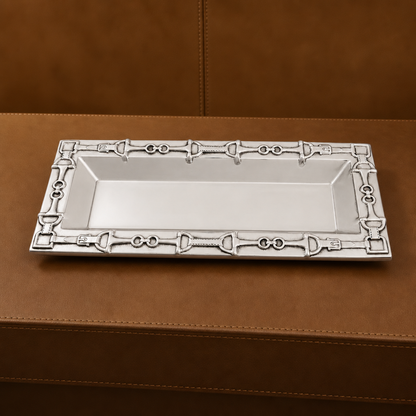 Arthur Court Equestrian Oblong Tray
