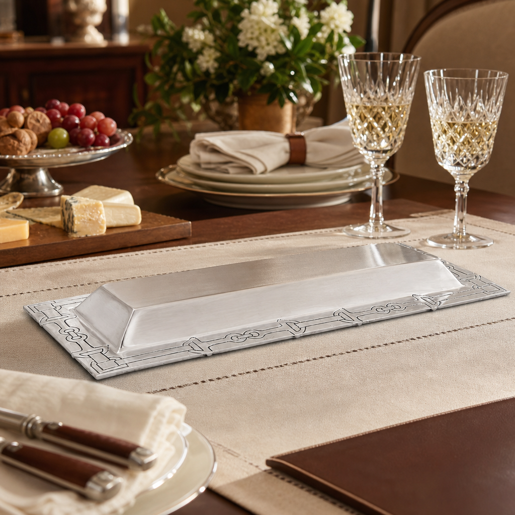 Arthur Court Equestrian Oblong Tray